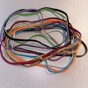 Y2K Juicy elastic headbands (lot of 11)